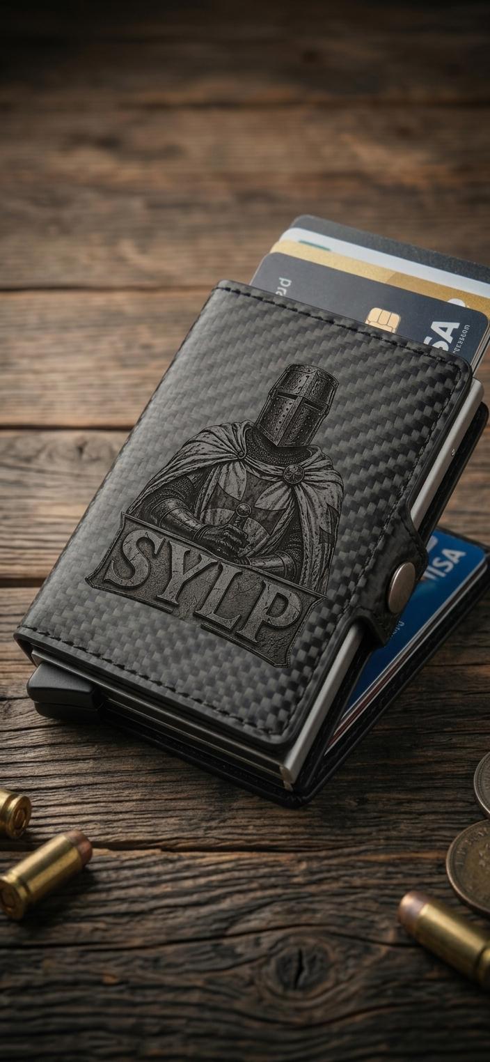 Support Your Local Patriot Engraved Wallet