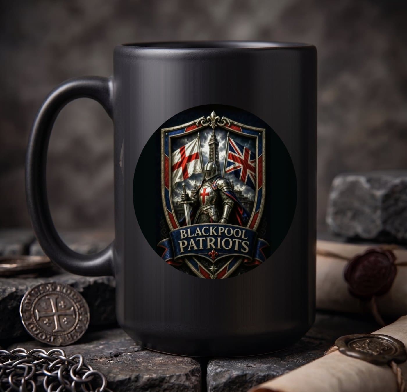 Blackpool Patriots Enamel Mug