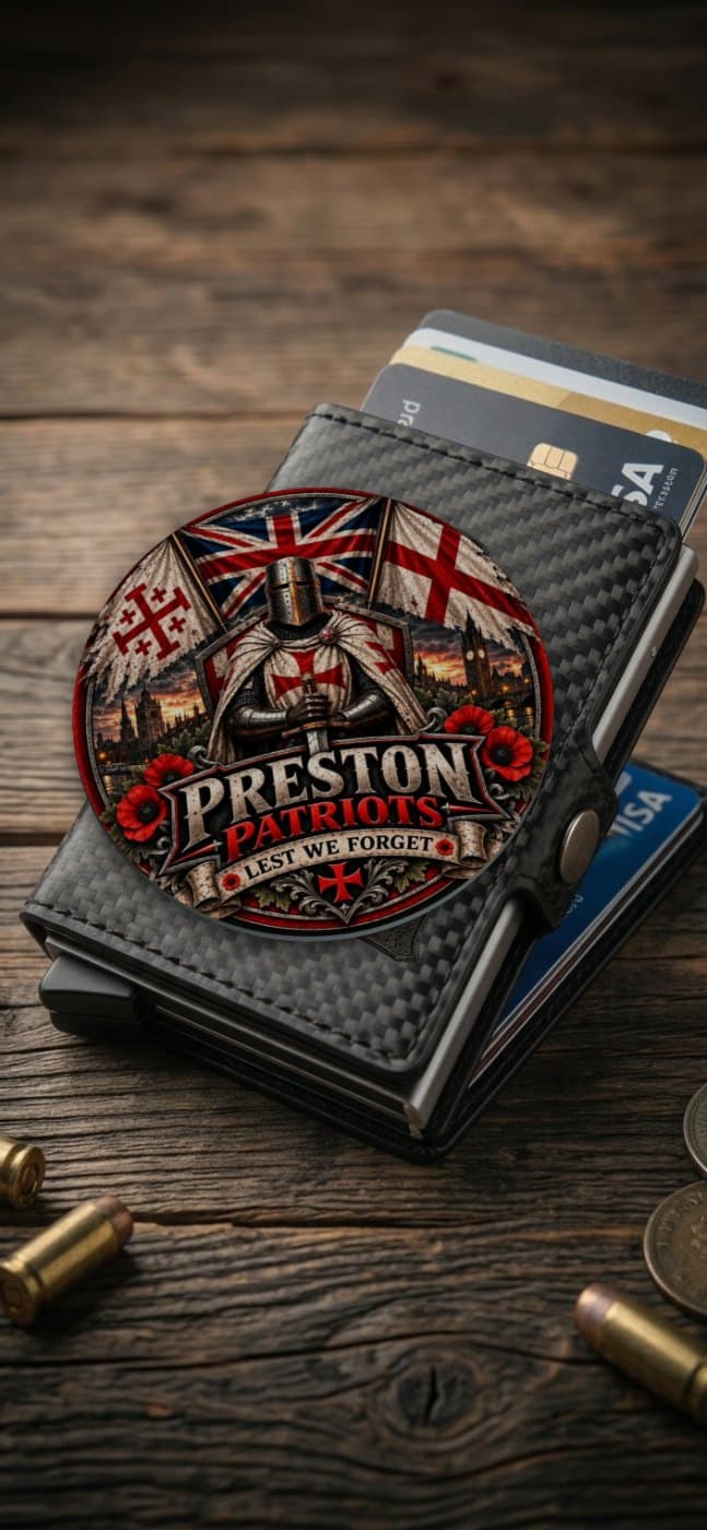 Preston Patriots Engraved Wallet