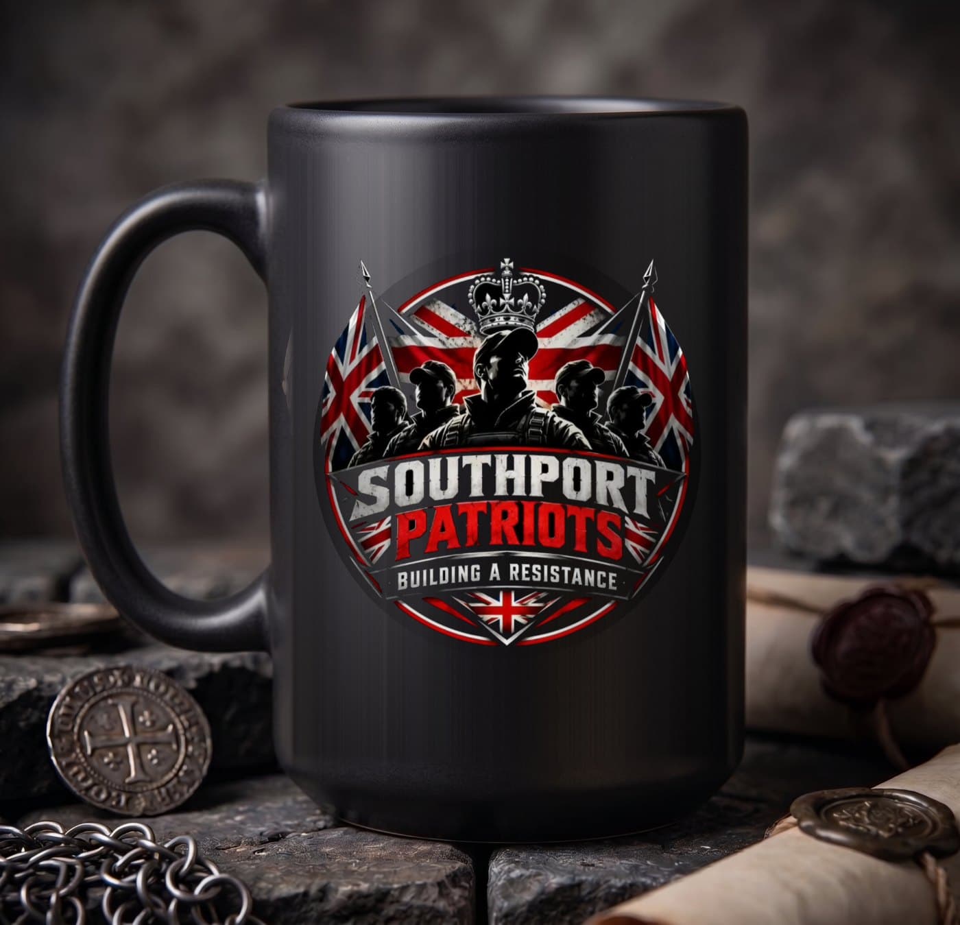 Southport Patriots Enamel Mug